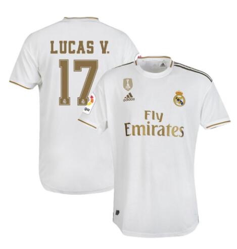 camiseta primera equipacion lucas vazquez Real Madrid 2020
