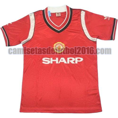 camiseta primera equipacion manchester united 1985-1986