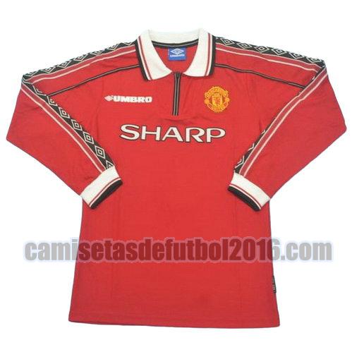 camiseta primera equipacion manchester united 1998-2000 ml