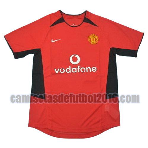 camiseta primera equipacion manchester united 2002-2004
