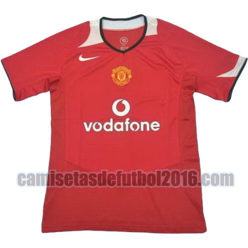camiseta primera equipacion manchester united 2006-2007