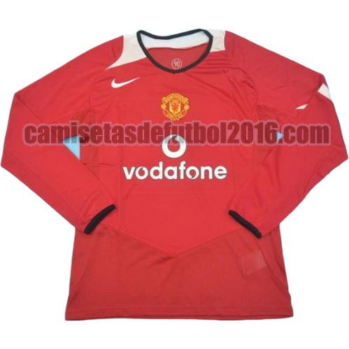 camiseta primera equipacion manchester united 2006-2007 ml