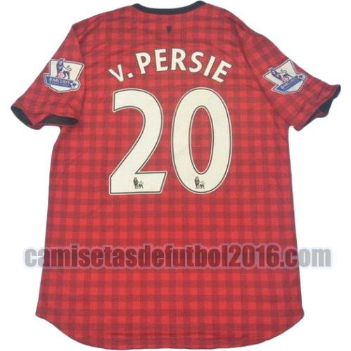 camiseta primera equipacion manchester united 2012-2013 v.persie 20