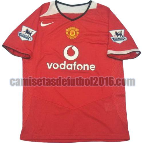 camiseta primera equipacion manchester united pl 2006-2007