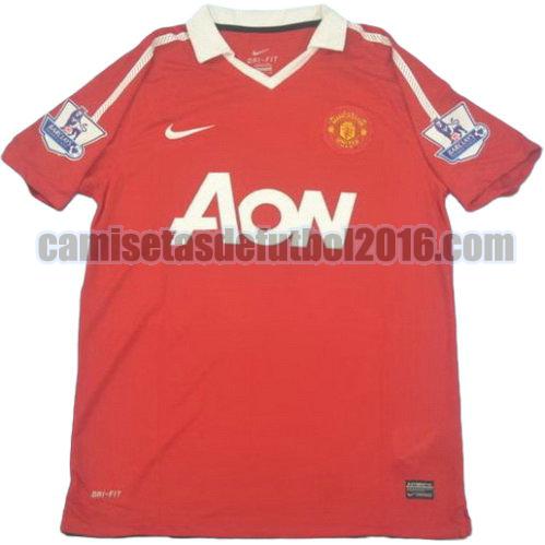 camiseta primera equipacion manchester united pl 2010-2011