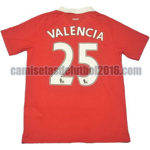 camiseta primera equipacion manchester united pl 2010-2011 valencia 25