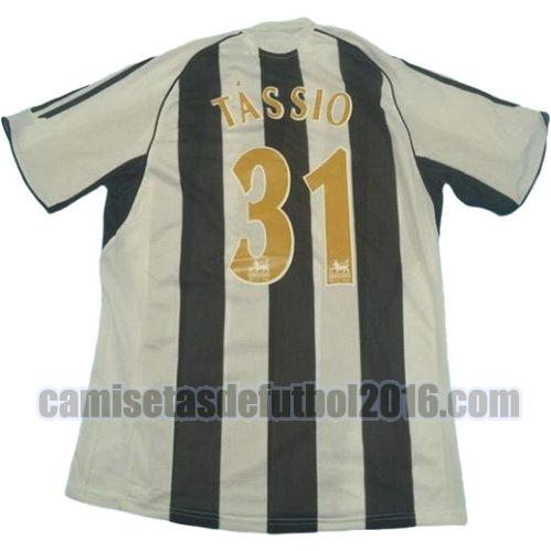 camiseta primera equipacion newcastle united 2005-2006 tassio 31