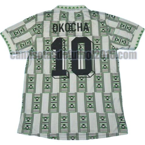 camiseta primera equipacion nigeria 1994-1995 okocha 10