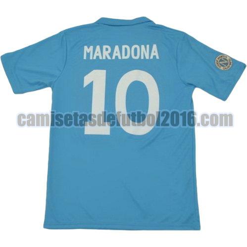 camiseta primera equipacion nápoles 1987-1988 maradona 10