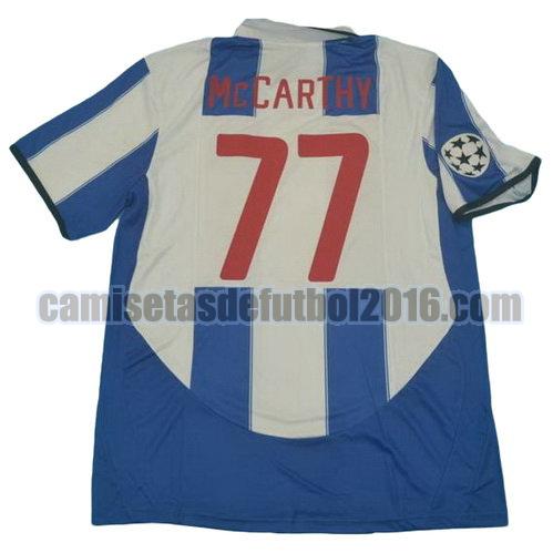 camiseta primera equipacion oporto 2003-2004 mccarthy 77