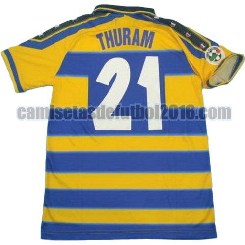camiseta primera equipacion parma 1999-2000 thuram 21