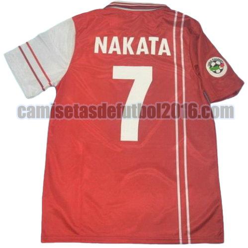 camiseta primera equipacion perugia 1998-1999 nakata 7