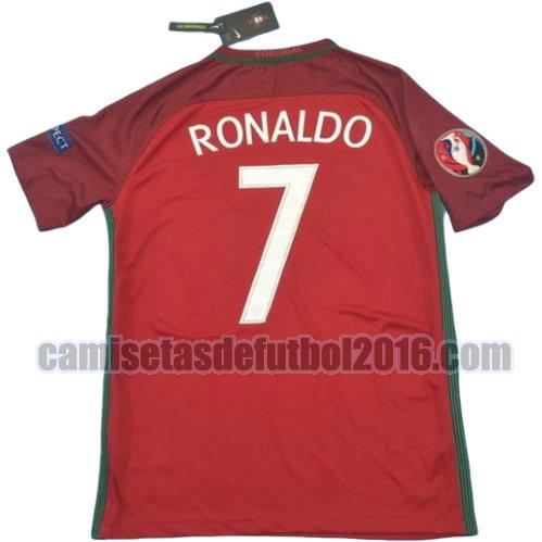 camiseta primera equipacion portugal 2016 ronaldo 7