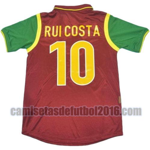 camiseta primera equipacion portugal copa mundial 1998 rui costa 10