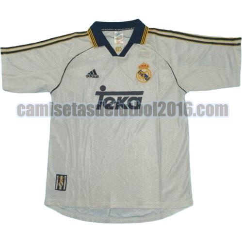 camiseta primera equipacion real madrid 1999-2000