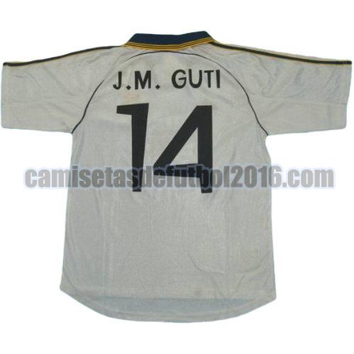 camiseta primera equipacion real madrid 1999-2000 j.m. guti 14
