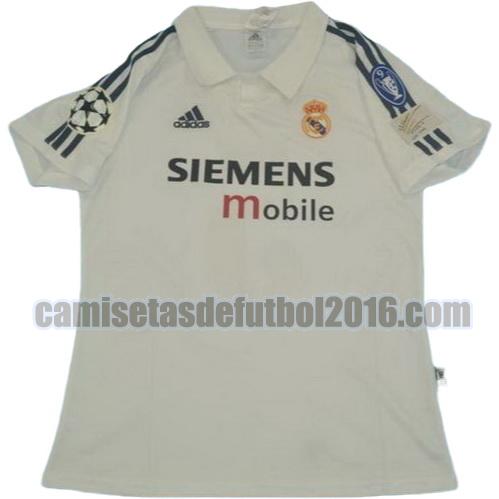 camiseta primera equipacion real madrid 2002-2003