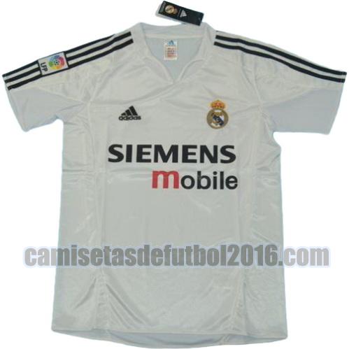 camiseta primera equipacion real madrid 2003-2004