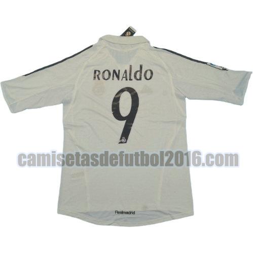 camiseta primera equipacion real madrid 2005-2006 ronaldo 9