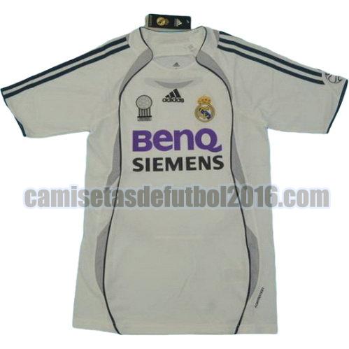 camiseta primera equipacion real madrid 2006-2007