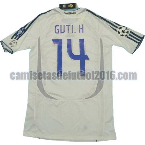 camiseta primera equipacion real madrid 2006-2007 guti.h 14