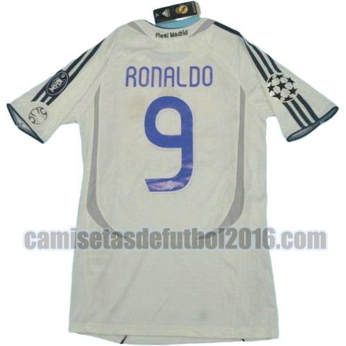 camiseta primera equipacion real madrid 2006-2007 ronaldo 9