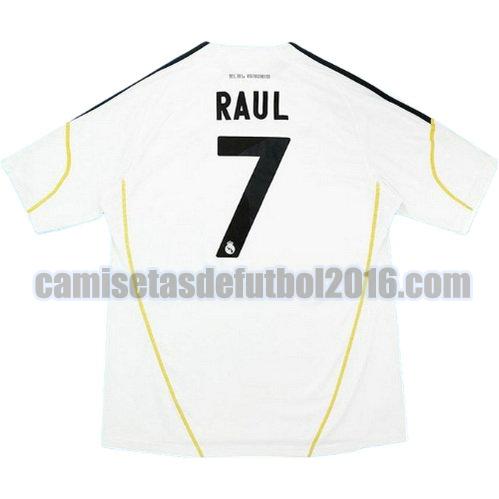 camiseta primera equipacion real madrid 2009-2010 raul 7