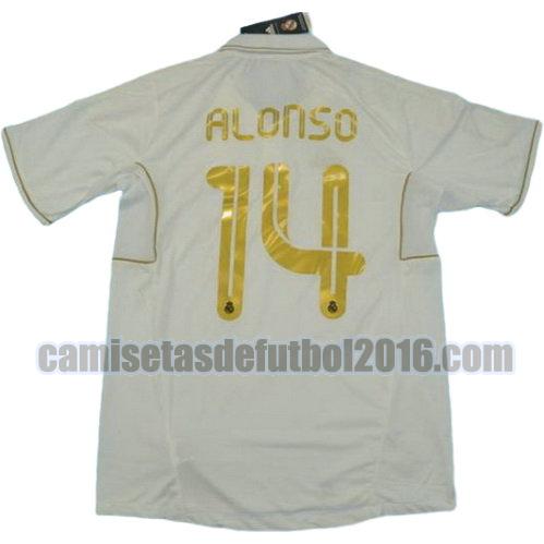 camiseta primera equipacion real madrid 2011-2012 alonso 14