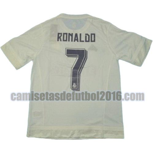 camiseta primera equipacion real madrid 2015-2016 ronaldo 7