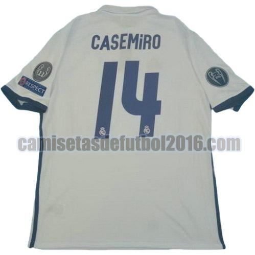 camiseta primera equipacion real madrid 2016-2017 casemiro 14