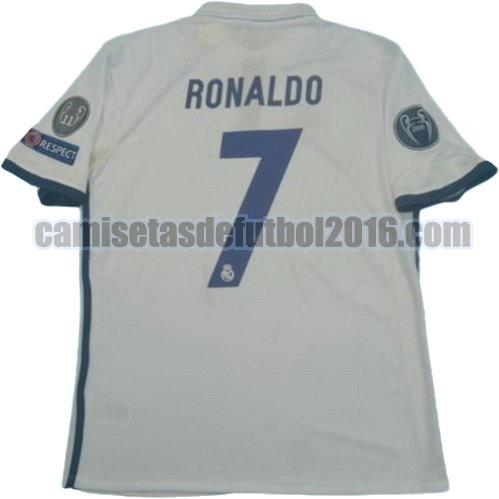 camiseta primera equipacion real madrid 2016-2017 ronaldo 7