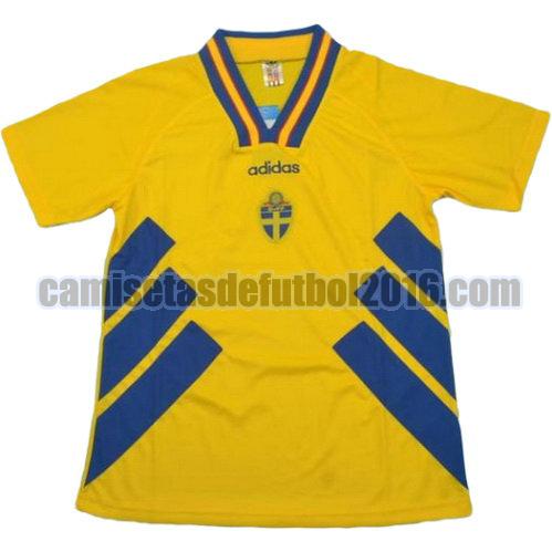 camiseta primera equipacion suecia copa mundial 1994