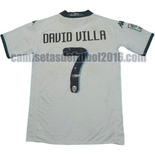 camiseta primera equipacion valencia 2009-2010 david villa 7