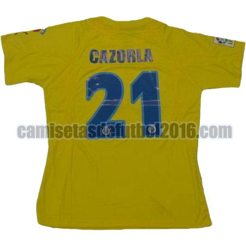 camiseta primera equipacion villarreal 2005-2006 gazorla 21