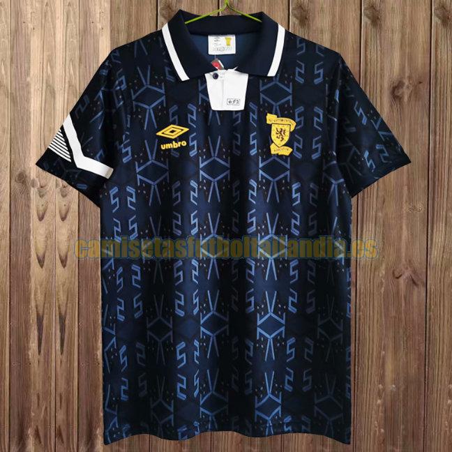 camiseta primera escocia 1991-1994 negro