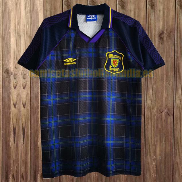 camiseta primera escocia 1994-1996 azul