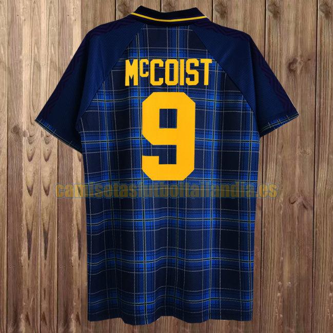 camiseta primera escocia 1994-1996 azul mccoist 9