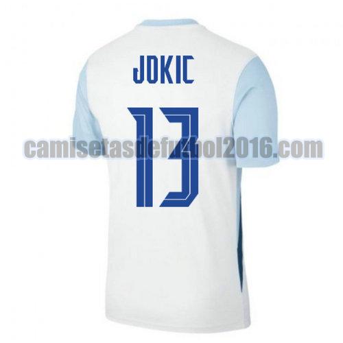 camiseta primera eslovenia 2020-2021 jokic 13