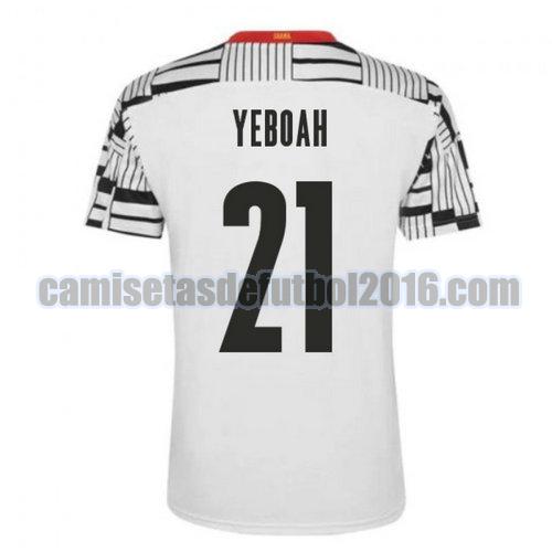 camiseta primera ghana 2020-2021 yeboah 21