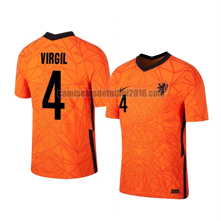 camiseta primera holanda 2020-2021 virgil van dijk 4