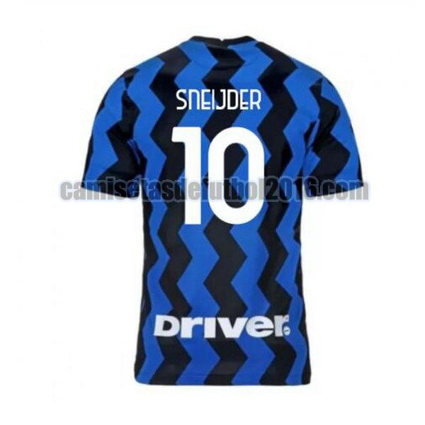 camiseta primera inter milan 2020-2021 sneijder 10