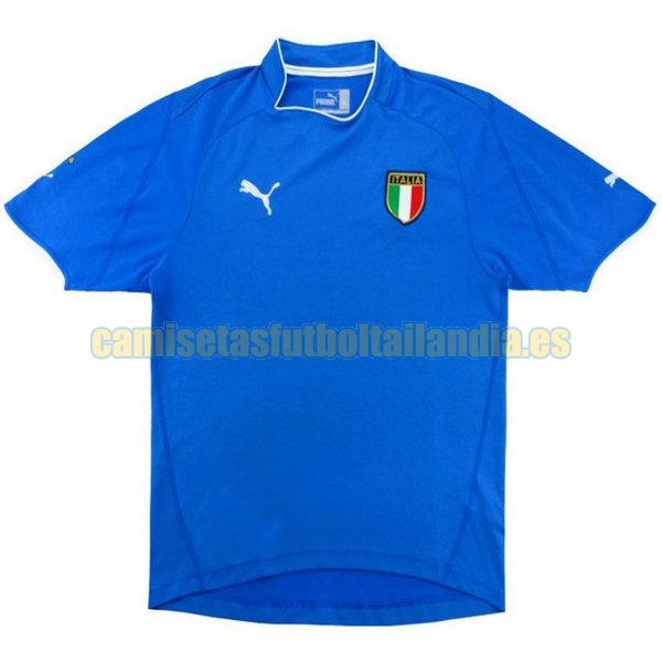 camiseta primera italia 2003 azul