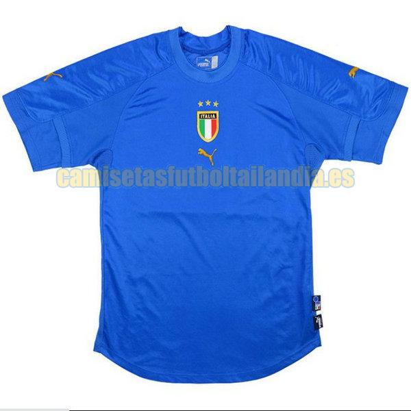 camiseta primera italia 2004 azul