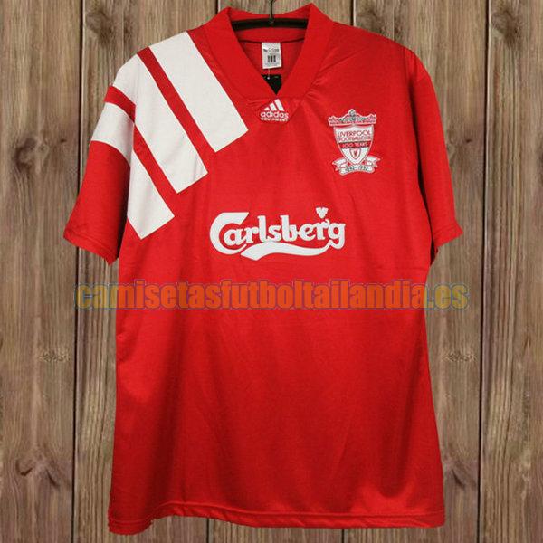 camiseta primera liverpool 1992-1993 rojo