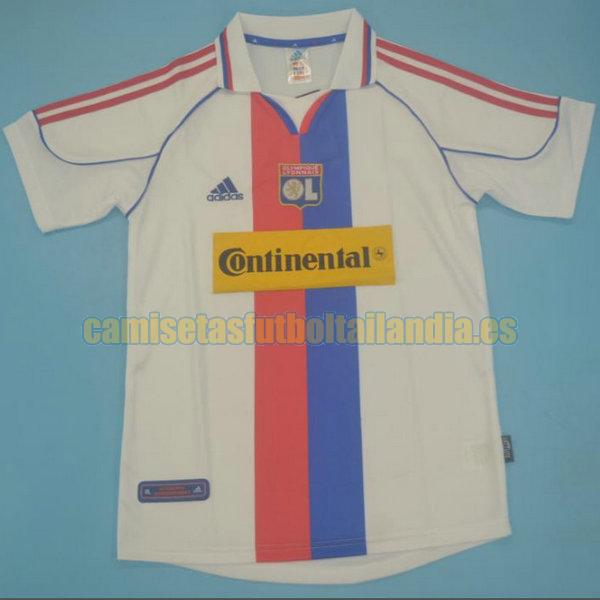 camiseta primera lyon 2000-2001 blanco