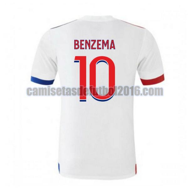 camiseta primera lyon 2020-2021 benzema 10