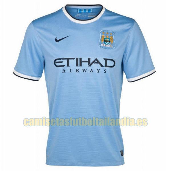 camiseta primera manchester city 2013-2014 azul
