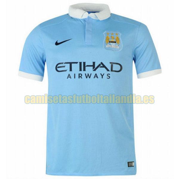 camiseta primera manchester city 2015-2016 azul