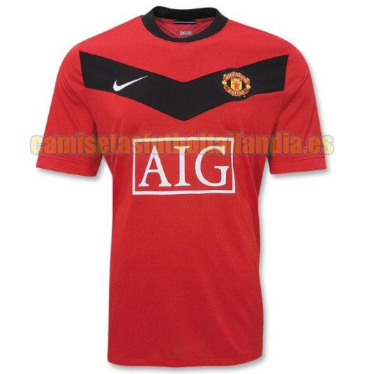 camiseta primera manchester united 2009-2010 rojo