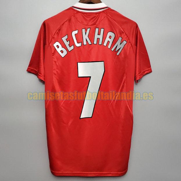 camiseta primera manchester united 2019-2020 rojo beckham 7